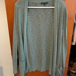 Olive green cardigan